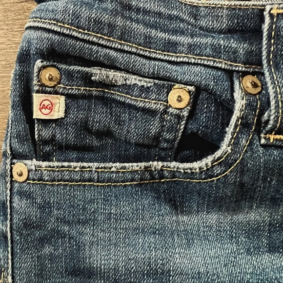 AG ADRIANO GOLDSCHMIED Jeans Womens Size 29R Dark Stilt Cigarette Crop Thrasher - Picture 5 of 11